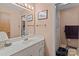 Inviting bathroom featuring a vanity with sink and framed art for a comfortable setting at 220 Gregory Rd, Salisbury, NC 28147