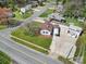 The property has mature trees, an easy-to-care-for lawn, and a detached garage at 2301 Shamrock Dr, Charlotte, NC 28205