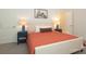 Comfortable bedroom with cozy lighting, stylish side tables, and neutral wall art at 3119 Knowlton Ln, Charlotte, NC 28205