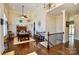 Spacious dining room features hardwood flooring and high ceilings at 341 Canvasback Rd, Mooresville, NC 28117
