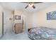 Cozy bedroom featuring neutral tones, natural light, and comfortable bedding at 3905 Farlow Rd, Charlotte, NC 28269