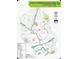 Informative map of the Clark's and Mallard Creek Greenways showing trails and entrances at 3905 Farlow Rd, Charlotte, NC 28269