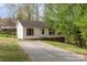 Inviting single-story home with siding, a paved driveway, red shutters and a well-maintained lawn at 410 E Lee Ave, Bessemer City, NC 28016