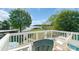 Balcony featuring outdoor seating and a scenic lake view at 421 Tranquil Bay Cir, Norwood, NC 28128