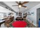 Spacious living room features a pool table, poker table, and unique decor at 421 Tranquil Bay Cir, Norwood, NC 28128