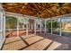 Enclosed patio with brick flooring offering an inviting outdoor living space at 4515 Country Meadows Dr, Gastonia, NC 28056