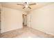 A basic bedroom with neutral carpet and paint provides a blank slate for new owners at 4852 Stone Dr, Conover, NC 28613