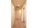 Hallway with carpeted floor and access to rooms on either side at 4852 Stone Dr, Conover, NC 28613