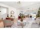 Bright and open living space flowing into the dining area and kitchen at 5108 Potter Rd, Matthews, NC 28104