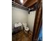 A half bathroom in the basement with utilitarian features and a simple design at 614 Hazelwood Dr, Albemarle, NC 28001