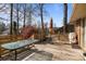Inviting wooden deck featuring ample space for outdoor seating and relaxation at 8260 Graham Rd, Denver, NC 28037