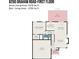 First floor plan featuring the kitchen, main bedroom, bath, dining area, and living room at 8260 Graham Rd, Denver, NC 28037