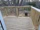 Brand new wood deck to use for entertaining with views of backyard at 84 13Th Se St, Hickory, NC 28601