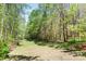 Spacious backyard surrounded by lush trees at 1007 Mistywood Ln, Concord, NC 28027