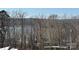Scenic lake view through bare trees with some buildings visible at 108 Robin Ln, New London, NC 28127