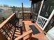 Cozy porch with wooden floors and railings, perfect for relaxing outdoors at 108 Robin Ln, New London, NC 28127