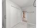 Hallway with closet and view to bathroom and bedroom at 1401 Birch St, Kannapolis, NC 28081