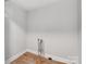 The laundry room has new flooring and lots of space to move at 1401 Birch St, Kannapolis, NC 28081