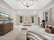 Well-appointed main bedroom with large windows, a tray ceiling, and a cozy sitting area creating a serene retreat at 1511 Churchill Downs Dr, Waxhaw, NC 28173