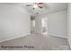 Large main bedroom features plush carpet and an ensuite bathroom at 2019 Mcdonald Dr, Charlotte, NC 28216