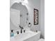 Stylish bathroom with a modern sink, elegant mirror, and tasteful decor, offering a relaxing experience at 2019 Taylorcrest Dr, Fort Mill, SC 29715