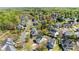 Aerial view displays quiet neighborhood, showcasing a peaceful residential environment at 3908 Parkers Ferry Rd, Fort Mill, SC 29715