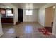 This dining room has tile floors and connects to other rooms in the house at 406 E Earnhardt St, Salisbury, NC 28144