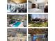 Collection of interior and exterior shots showcasing the home's pool, spacious rooms, and scenic surroundings at 4229 Motocross Trl, Edgemoor, SC 29712