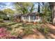 Lovely front yard with mature flowering plants and a well-maintained lawn framing a quaint home at 5215 Milford Rd, Charlotte, NC 28210