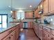 Well-equipped kitchen showcasing granite counters, stainless appliances, and sleek cabinetry at 7240 Baybrooke Ln, Harrisburg, NC 28075