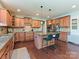 Stylish kitchen featuring granite countertops, stainless steel appliances, and ample cabinet space at 7240 Baybrooke Ln, Harrisburg, NC 28075