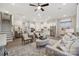 Open-concept layout with living room, dining area, and kitchen; perfect for entertaining and everyday living at 8642 Miles Gap Rd, Indian Land, SC 29707