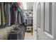 Walk-in closet with ample hanging space and shelving for organization at 8801 Oldenburg Dr, Mount Pleasant, NC 28124