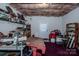 Unfinished basement area with a utility sink, open shelving and ample storage at 1027 Brookline Dr, Huntersville, NC 28078