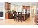 Beautiful kitchen with wood cabinetry, center island and stainless appliances at 13127 Centennial Commons Pkwy, Huntersville, NC 28078