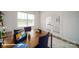 Bright office with ample natural light, a wooden desk, and modern decor at 133 Calvin Creek Dr, Troutman, NC 28166