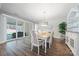 Inviting dining area with a sliding glass door, stylish furniture, and an open view to the outdoor space at 6398 Chimney Bluff Rd, Lancaster, SC 29720