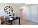 Office space with desk and rolling chair at 2048 Harlequin Dr, Indian Trail, NC 28079