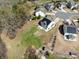 Aerial view of the property showcasing the house, backyard, and surrounding landscape at 8137 Bryson Rd, Fort Mill, SC 29707
