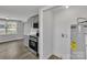View of the bright kitchen with stainless steel appliances and new countertops at 1034 Marietta St, Charlotte, NC 28214