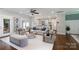 Inviting living room combines a modern design with bright, open spaces at 1300 Aragon Beach Rd, Rock Hill, SC 29732