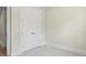 Bedroom features carpet, baseboard trim, recessed lights, double closet, and hallway access at 1413 Kenilworth Ave, Charlotte, NC 28203