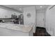 Contemporary kitchen with granite countertops and stainless steel appliances at 18009 Kings Point Dr # C, Cornelius, NC 28031