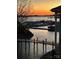 Sunset view of marina and pier, the sky with vibrant colors reflecting on calm water at 18009 Kings Point Dr # C, Cornelius, NC 28031