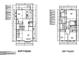Blueprint of the second floor shows the kitchen, dining, living room, balcony, stairs and a half bathroom at 226 E Morehouse Ave # Twnh A, Mooresville, NC 28117