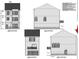 Detailed architectural rendering showing the front, left, rear, and right elevations of the house plan at 226 E Morehouse Ave # Twnh B, Mooresville, NC 28117