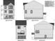 Detailed architectural drawing showcasing the front, rear, left, and right elevations of the home at 226 E Morehouse Ave # Twnh C, Mooresville, NC 28117