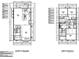 Second and third floor plan highlighting the kitchen, dining, living areas, bedrooms, and bathrooms at 234 E Morehouse Ave # Twnh E, Mooresville, NC 28117