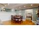 Elegant dining room features a hardwood floor, wainscoting, and space for a full dining set at 2482 Kings Grant Rd, Lincolnton, NC 28092
