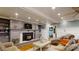 Comfortable living room with a fireplace and stylish furniture at 2482 Kings Grant Rd, Lincolnton, NC 28092